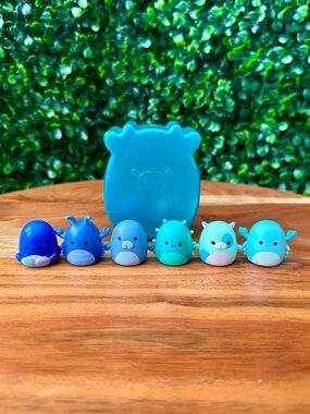 Squish-a-longs by Squishmallows Blue Sea Creatures Bundle